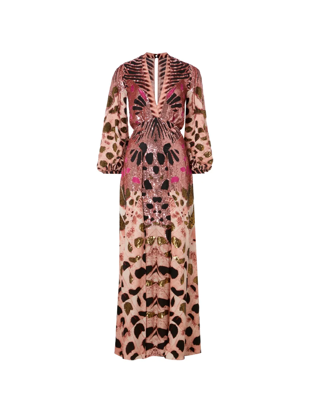 Temperley London Abito da sera Emperor con paillettes - Rosa