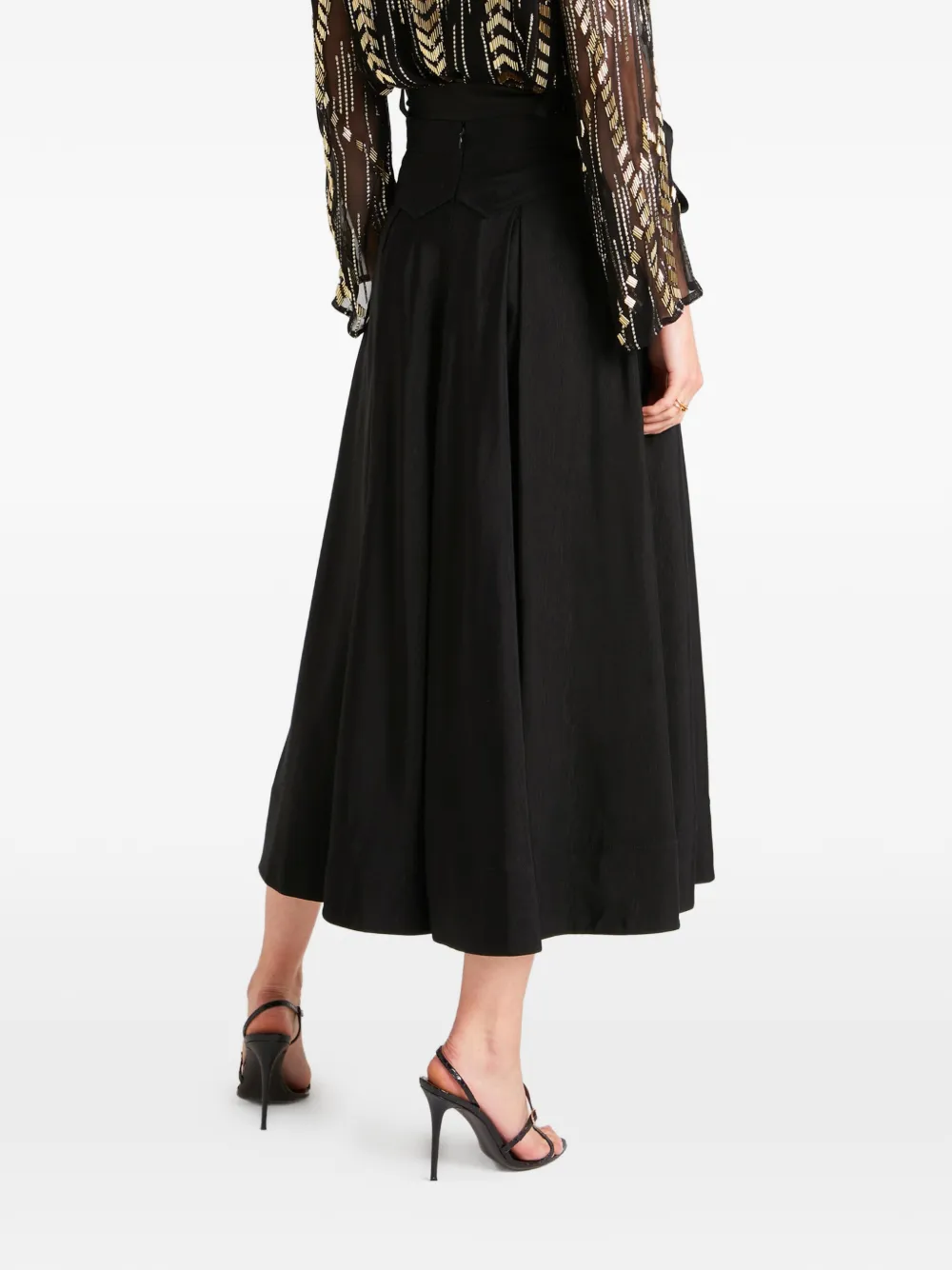 Temperley London Elodie midi-rok Zwart