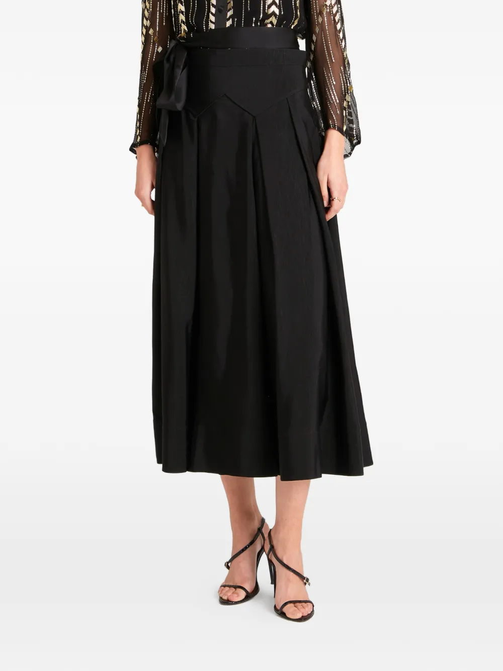 Temperley London Elodie midi-rok Zwart