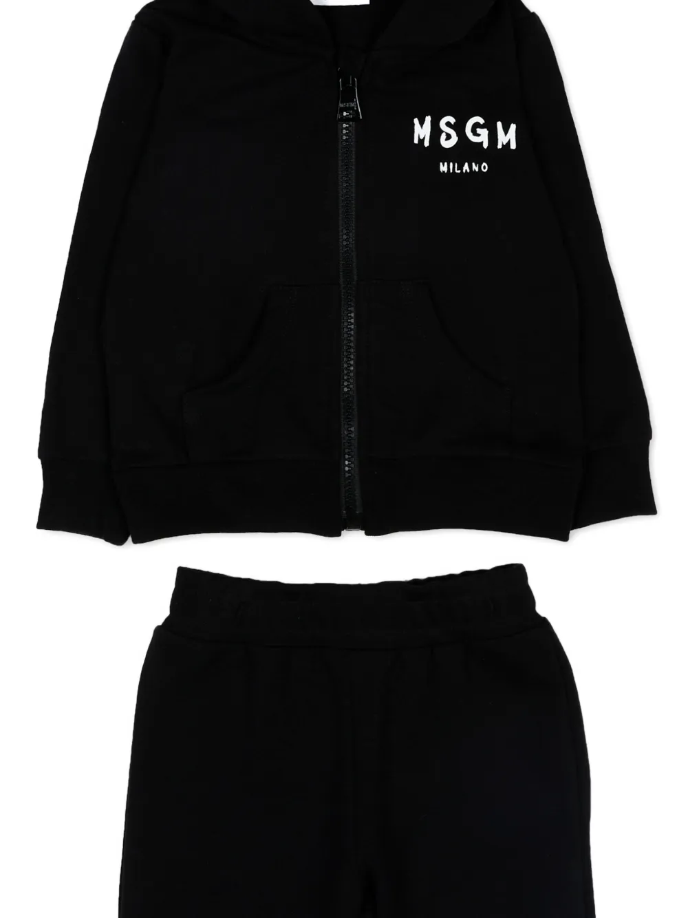 MSGM Kids Trainingspak met capuchon Zwart