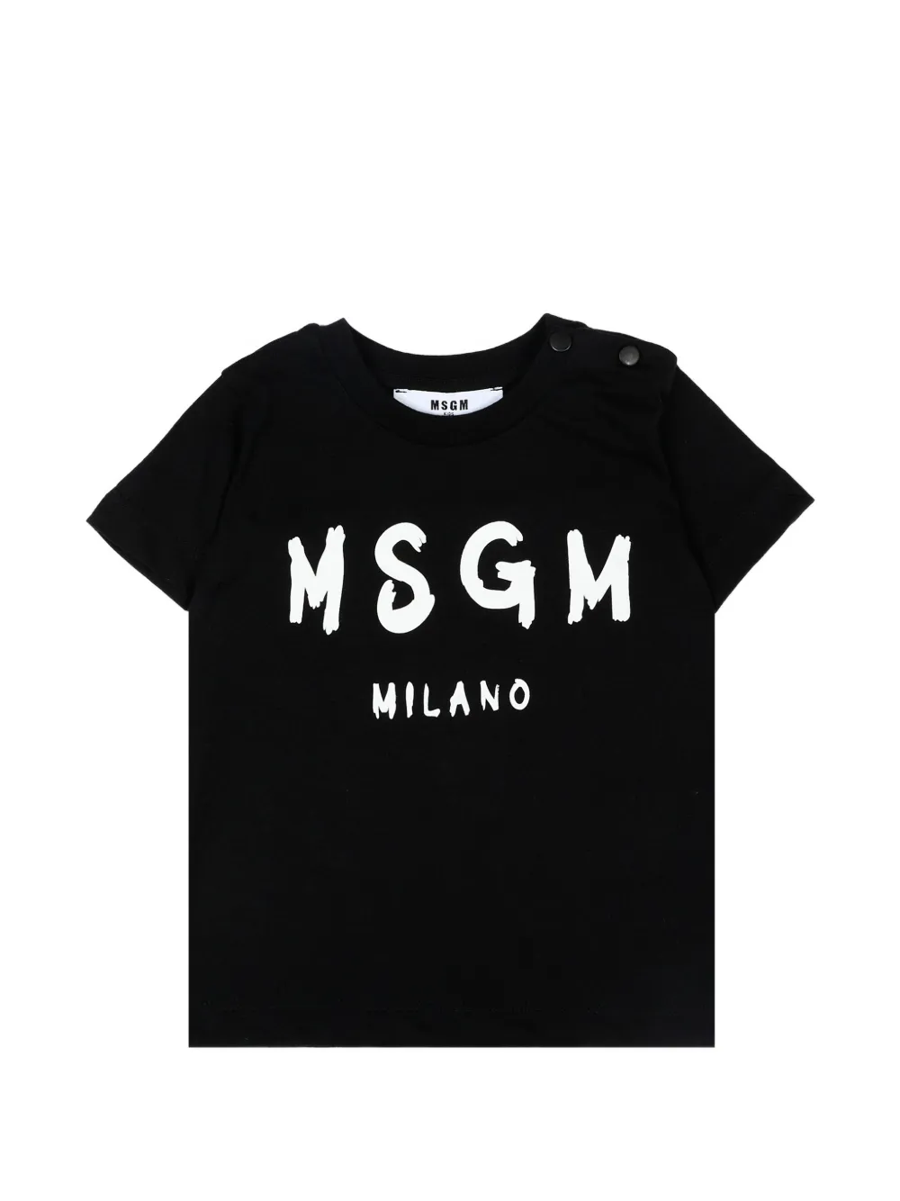 MSGM Kids logo-print T-shirt - Nero