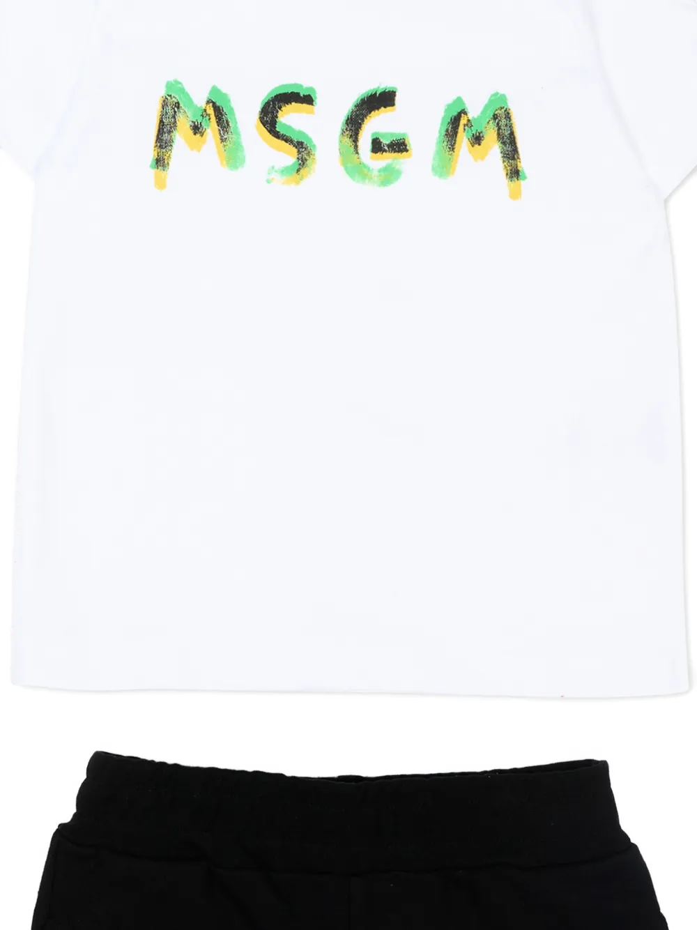  Msgm Kids Logo-detail Tracksuit - White 
