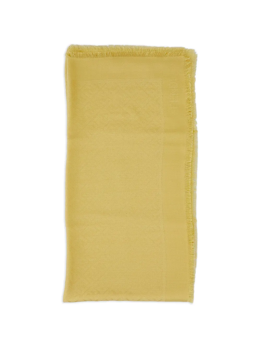 FENDI FF pattern scarf - Gelb