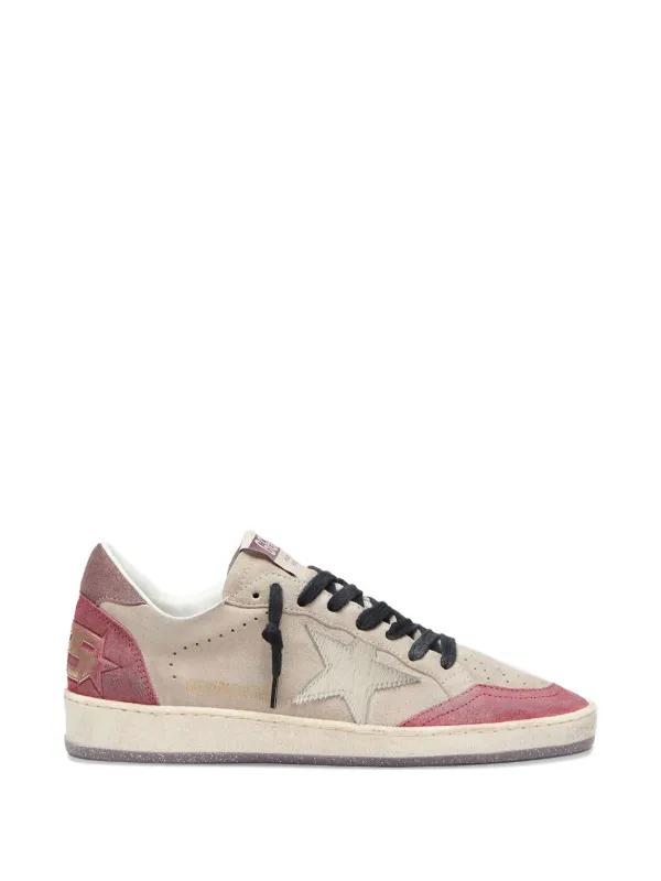 Golden Goose Suede Star Sneakers in Neutrals
