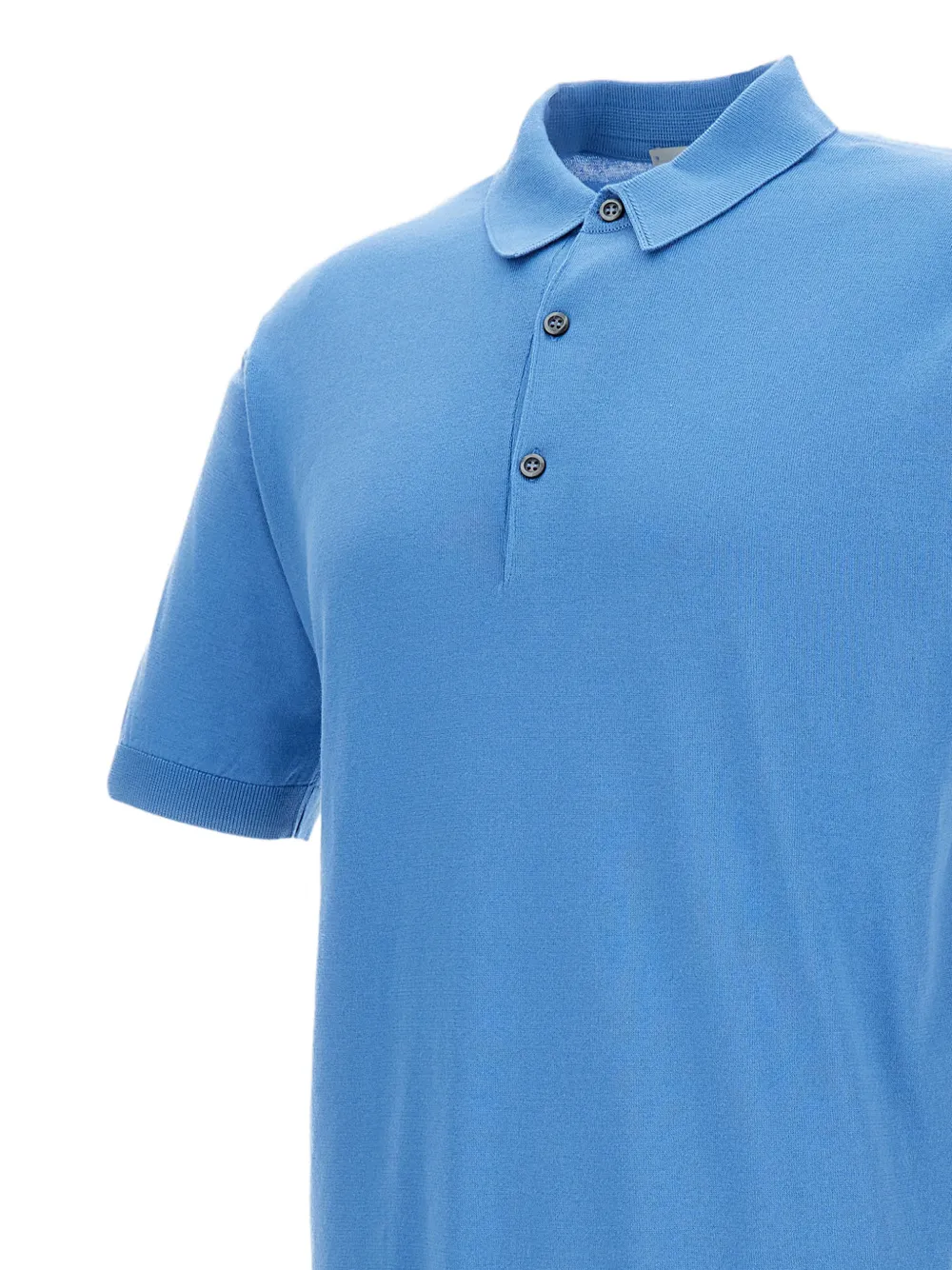 John Smedley Adrian poloshirt Blauw