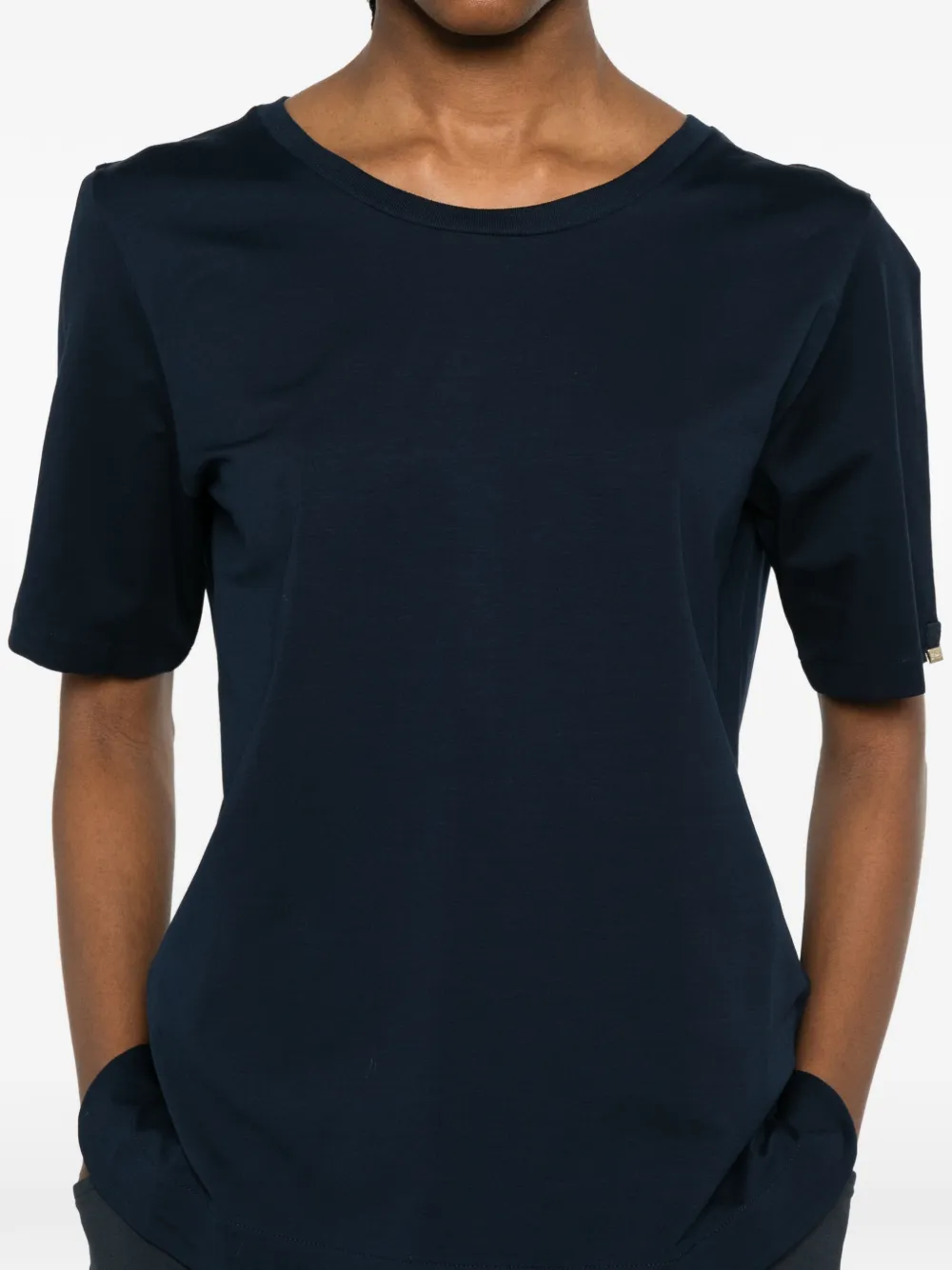 Herno T-shirt met ronde hals Blauw