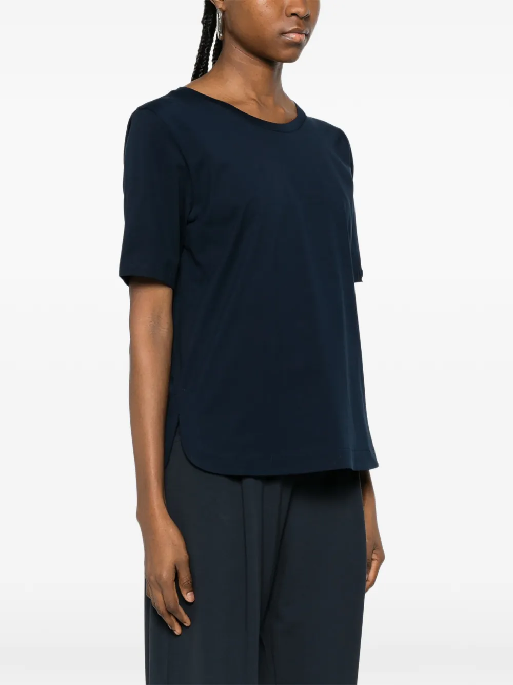  Herno Camiseta Con Cuello Redondo - Azul 
