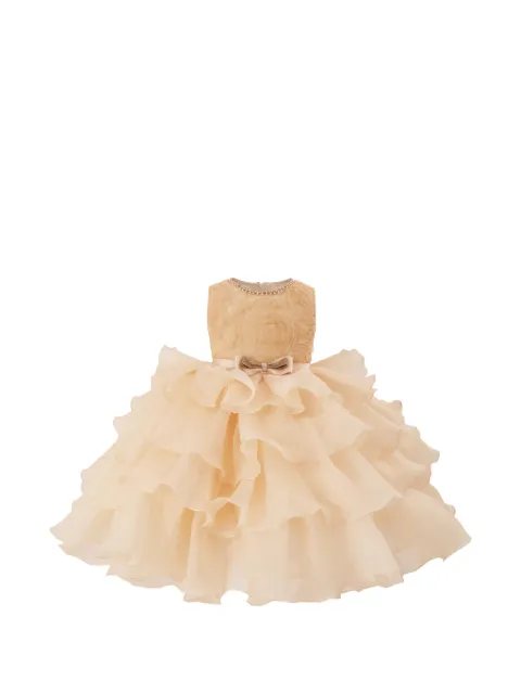 Tulleen tiered-ruffles dress