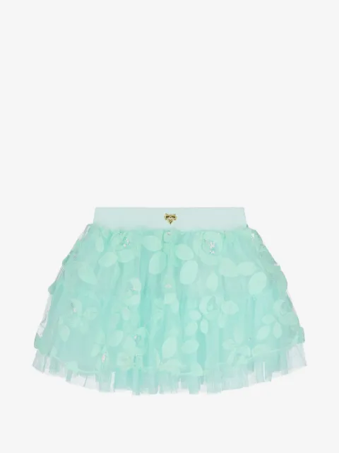 ANGEL'S FACE KIDS leaf-embellishment skirt