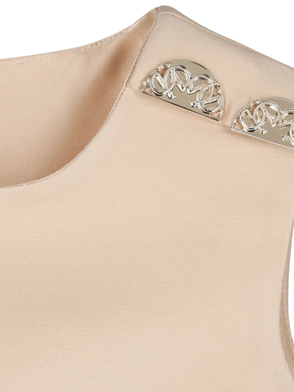 ELIE SAAB JUNIOR Jurk verfraaid met knopen Beige
