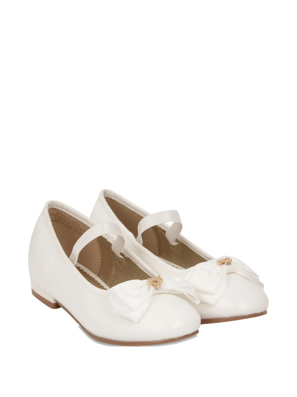 Angel's Face Babies' Bow-embellishment Ballerina In White