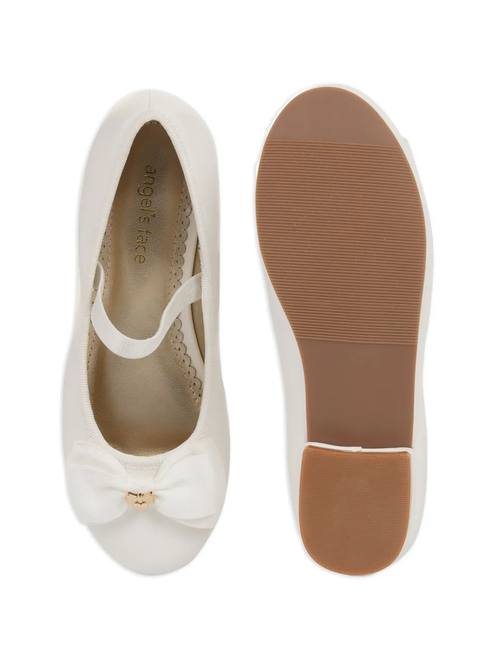 ANGEL'S FACE KIDS Ballerina's verfraaid met strik Wit