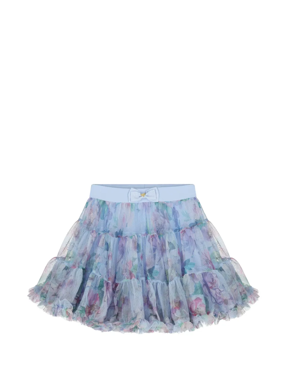 ANGEL'S FACE KIDS floral-pattern skirt - Blu