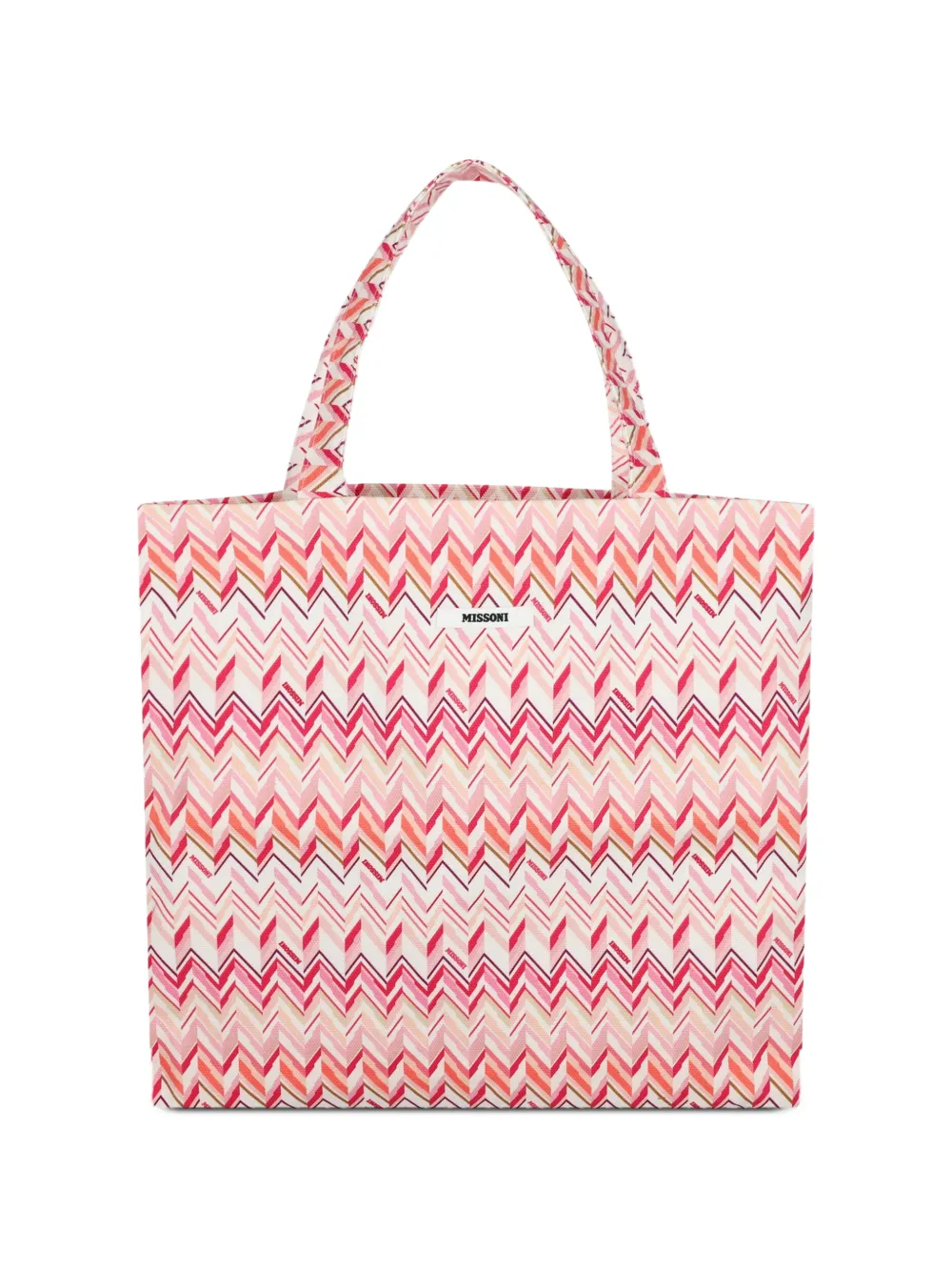 Missoni Kids zigzag tote bag - Rosa