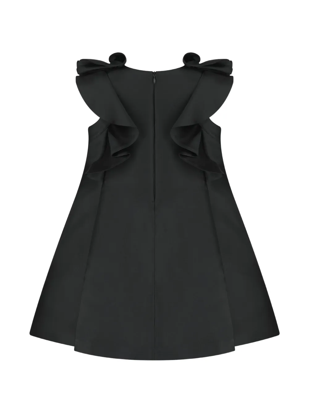 ELIE SAAB JUNIOR Jurk met ruches Zwart