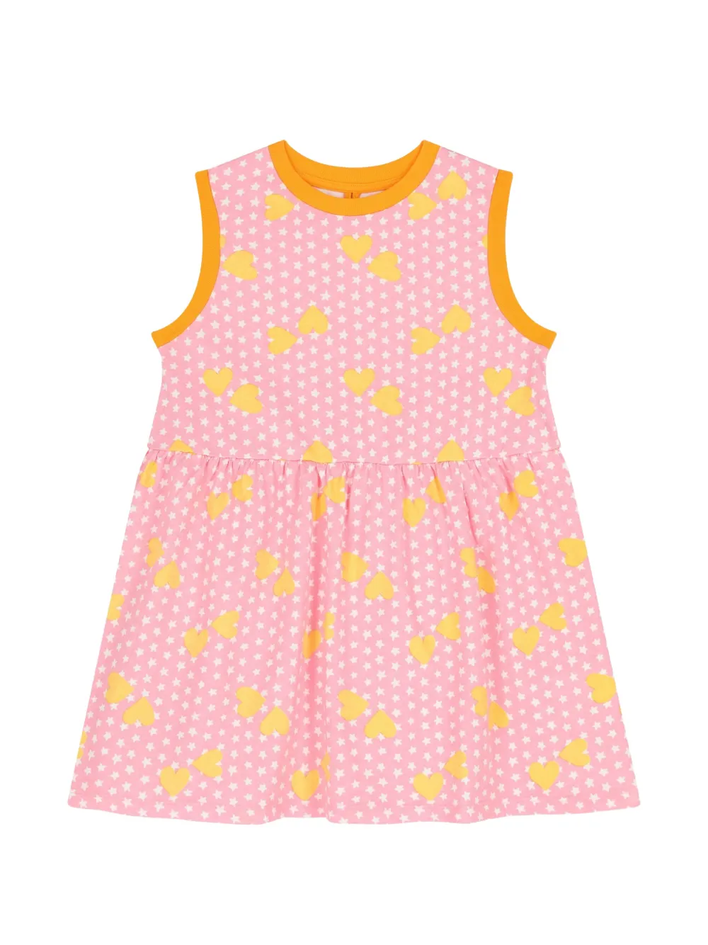 Stella McCartney Kids heart-print dress - Rosa