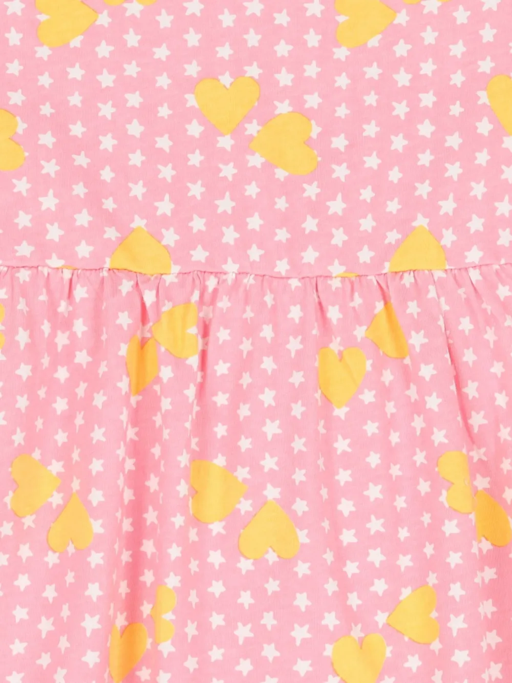 Stella McCartney Kids Jurk met hartprint Roze