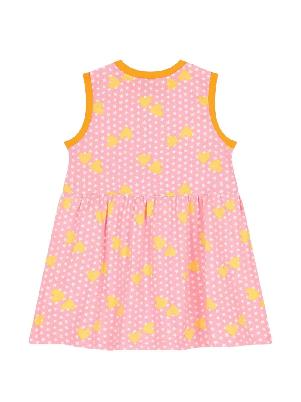 Stella McCartney Kids Jurk met hartprint Roze