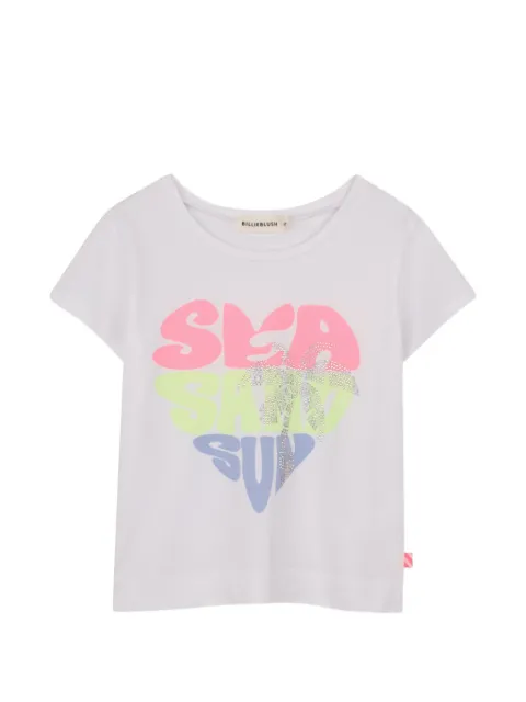 Billieblush playera con estampado gráfico