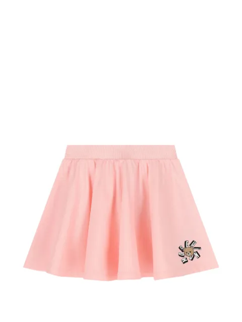 Moschino Kids teddy appliqué skirt