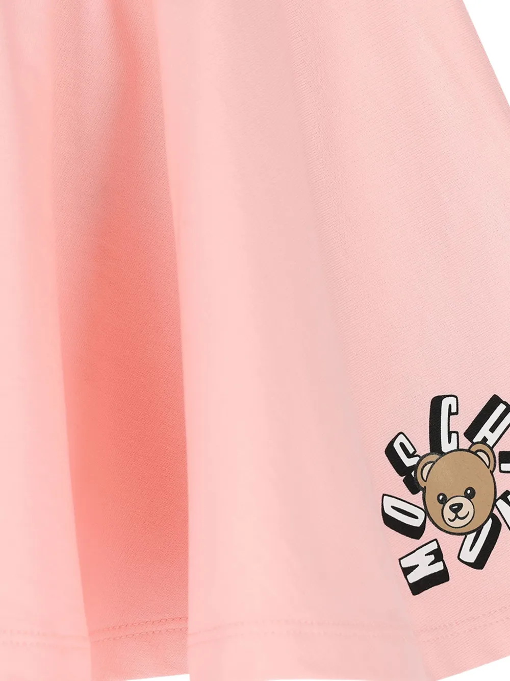 Moschino Kids Rok met teddybeerapplicatie Roze