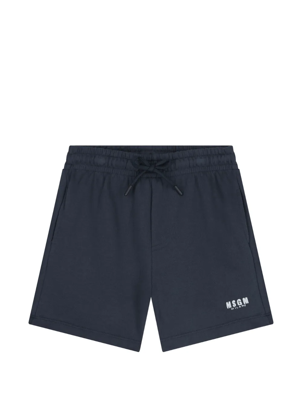 MSGM Kids drawstring shorts - Blu
