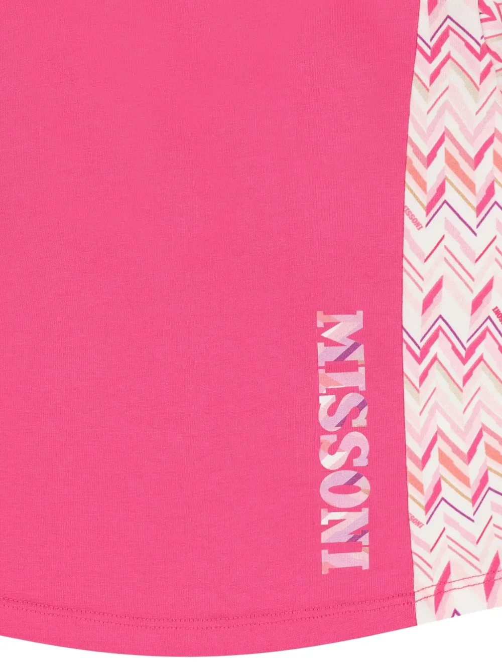 Missoni Kids T-shirt met zigzagprint Roze