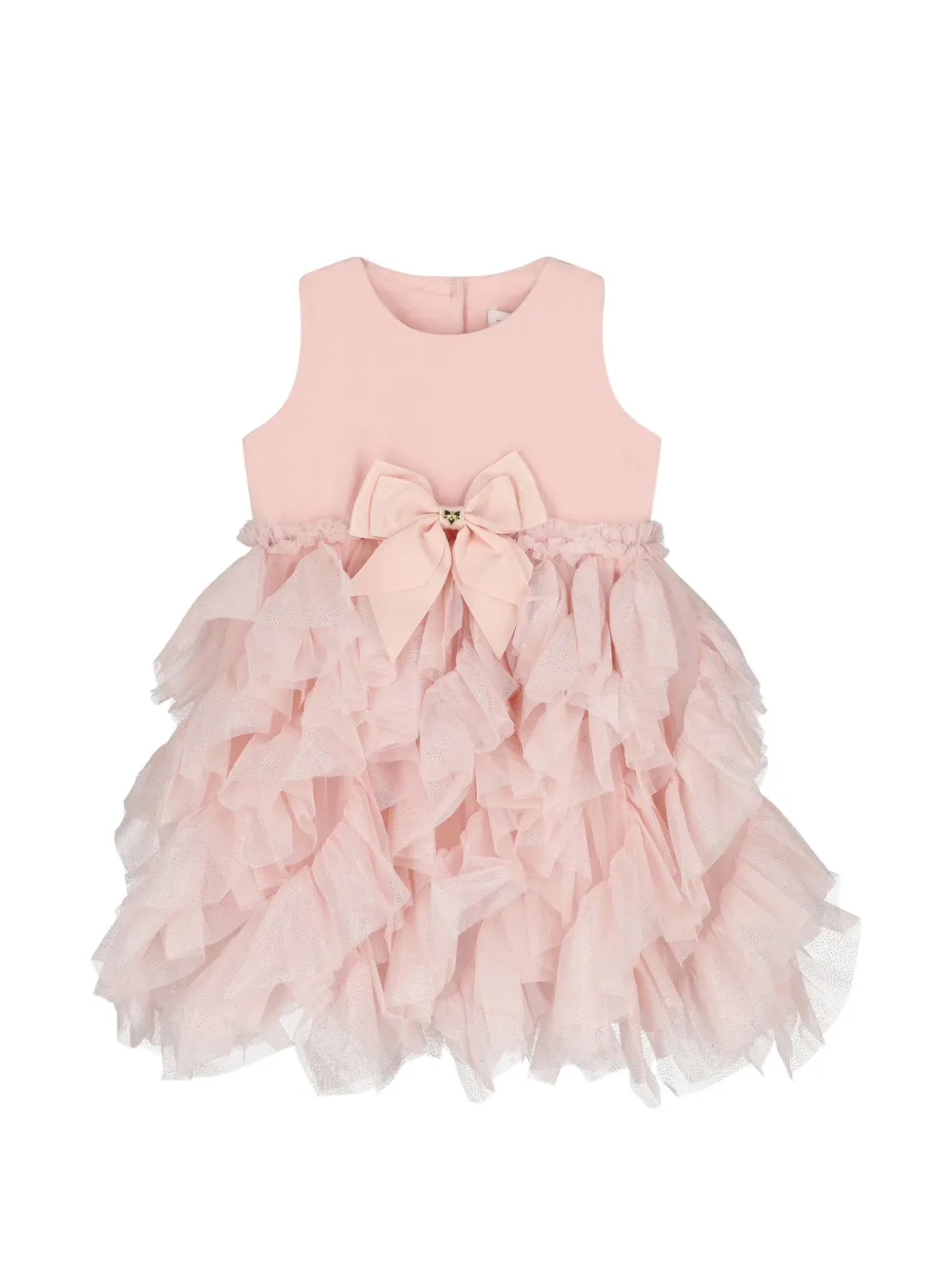 ANGEL'S FACE KIDS ruffled bow dress - Rosa