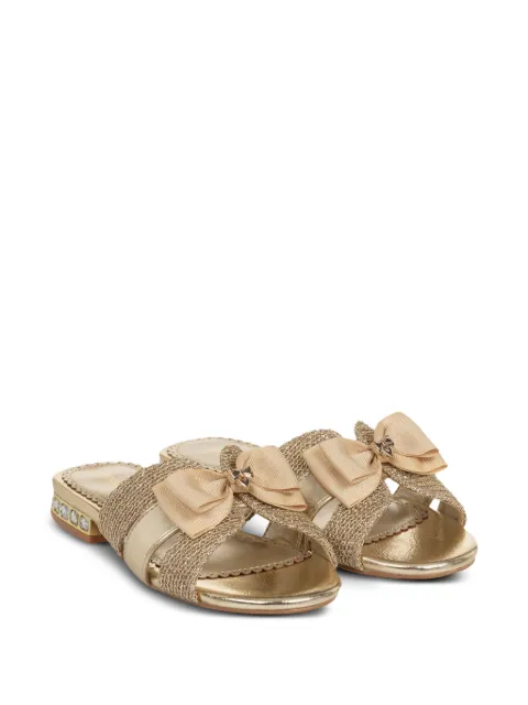ANGEL'S FACE KIDS Angelica bow embellished sandals