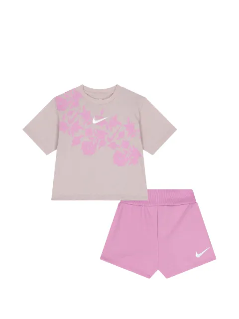 Nike Kids set de shorts de canalé con logo