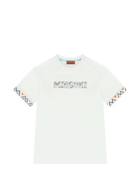 Missoni Kids playera con motivo del logo