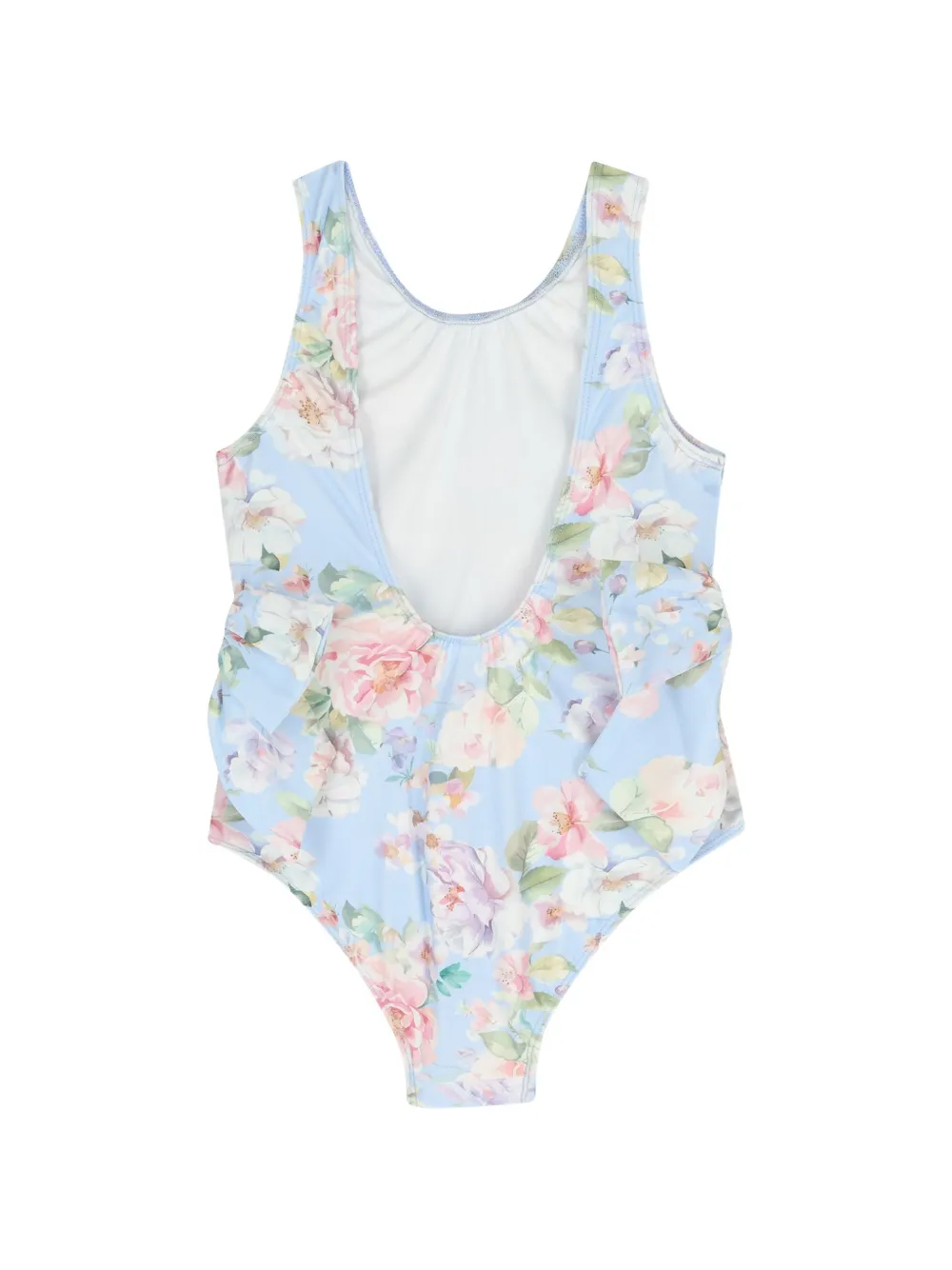 ANGEL'S FACE KIDS Badpak met bloemenprint en strik Blauw