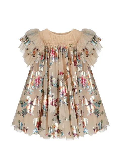 ANGEL'S FACE KIDS vestido floral con volantes