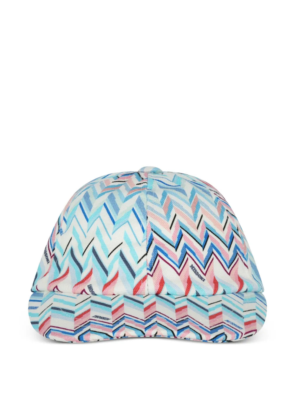 Missoni Kids zigzag print hat - Bianco