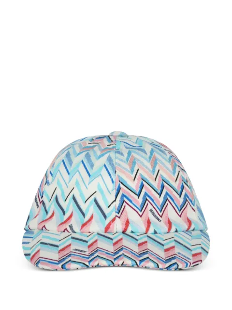 Missoni Kids sombrero con estampado en zigzag