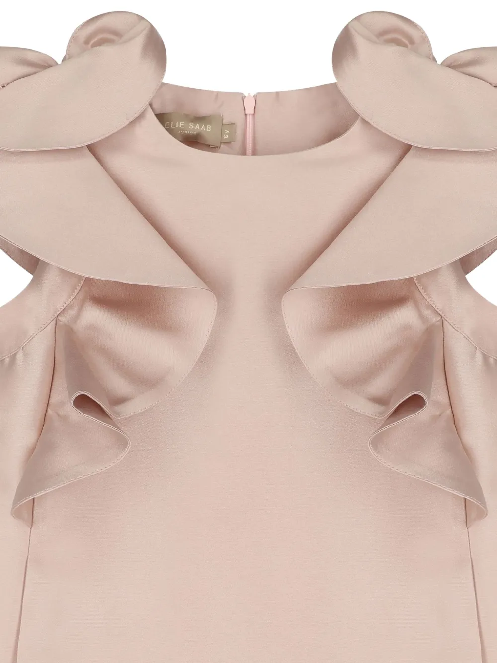 ELIE SAAB JUNIOR Jurk met ruches Roze