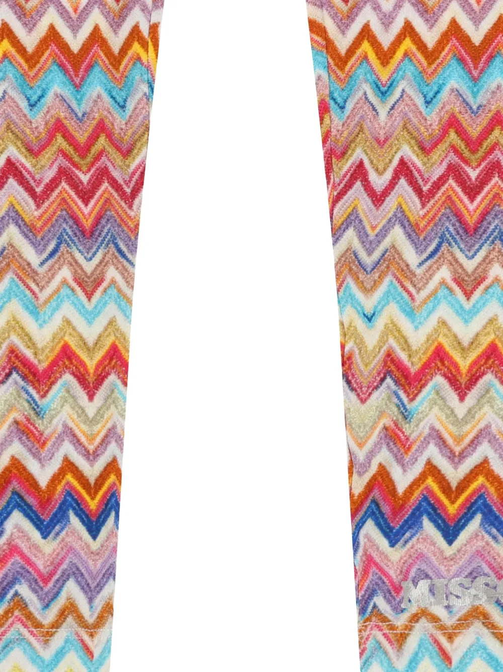 Missoni Kids Legging met zigzag-patroon Rood