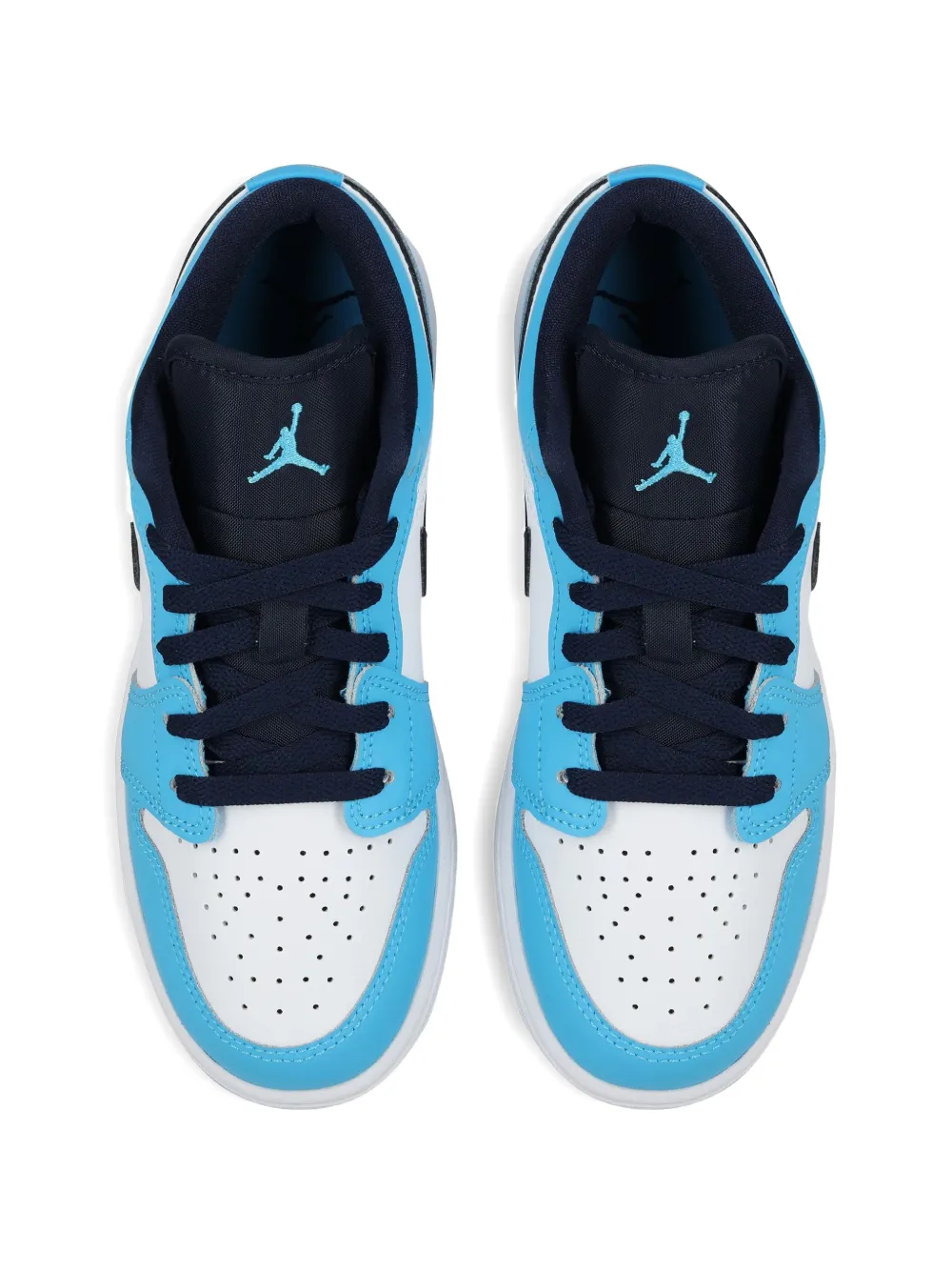 Nike Kids Air Jordan 1 low-top sneakers Blauw