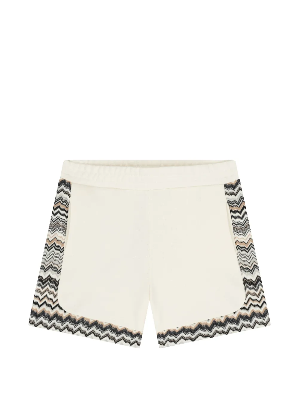 Missoni Kids zig-zag shorts - Neutrals