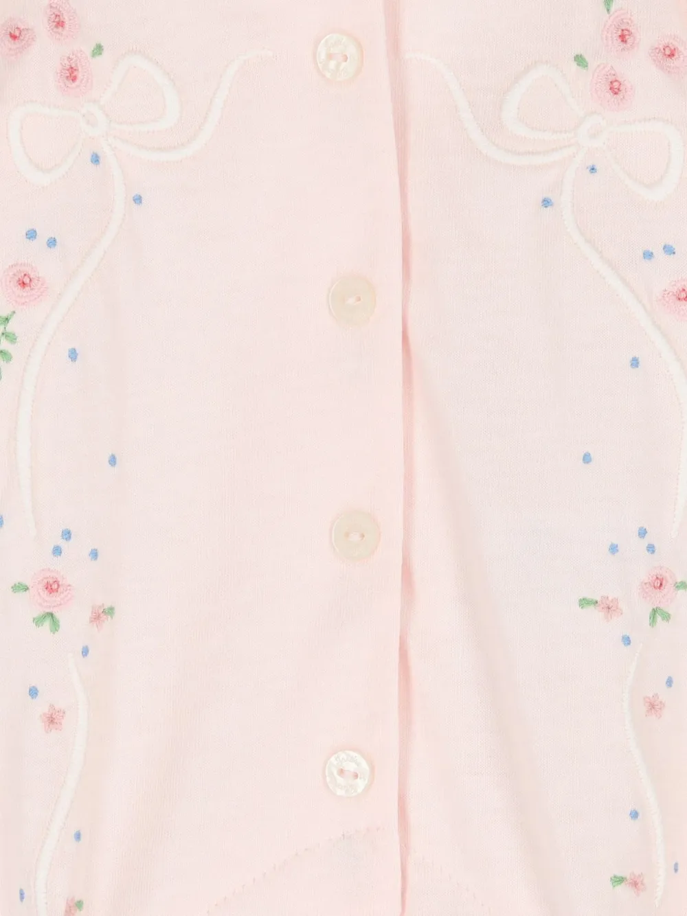 Tartine Et Chocolat Romper met ruches en bloemenprint Roze