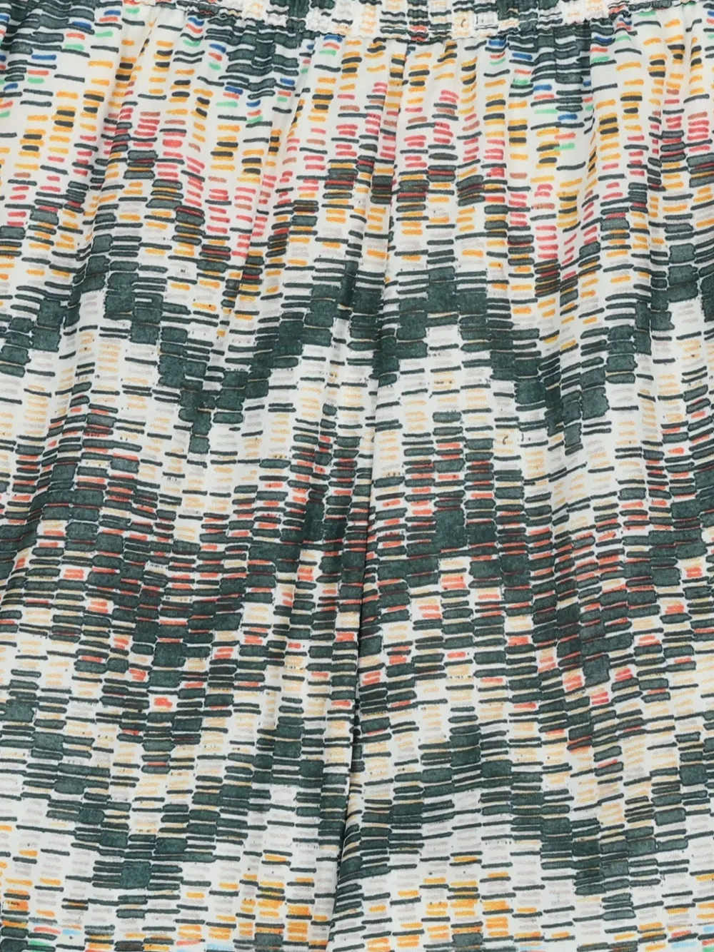 Missoni Kids Zwembroek met zigzag-print Groen