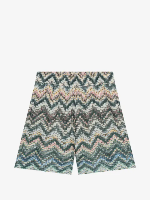Missoni Kids zigzag-print swim shorts