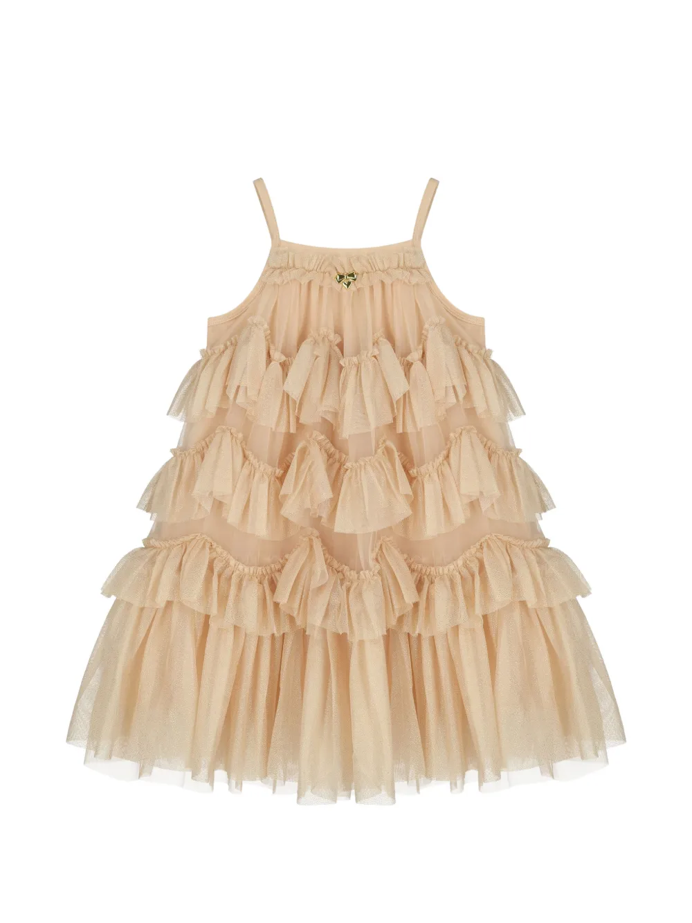 ANGEL'S FACE KIDS ruffled remi dress - Oro