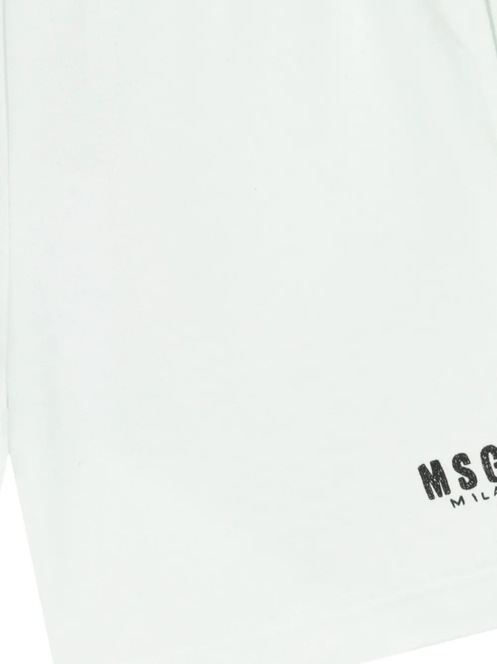 MSGM Kids Shorts met trekkoord Wit