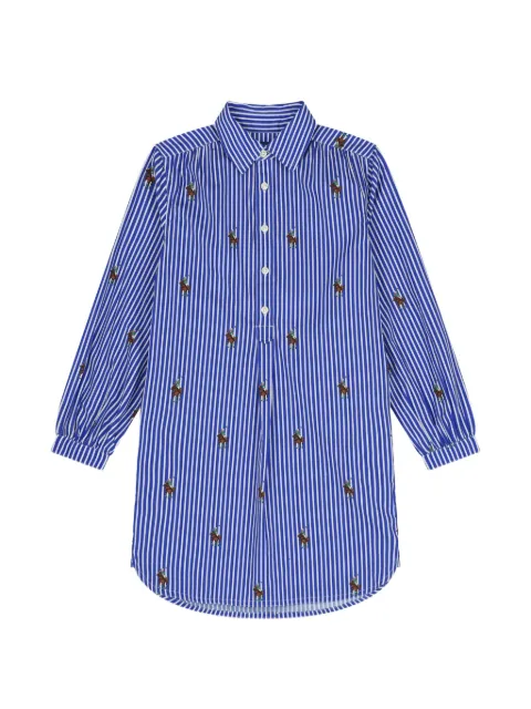 POLO RALPH LAUREN KIDS Polo Bear striped dress