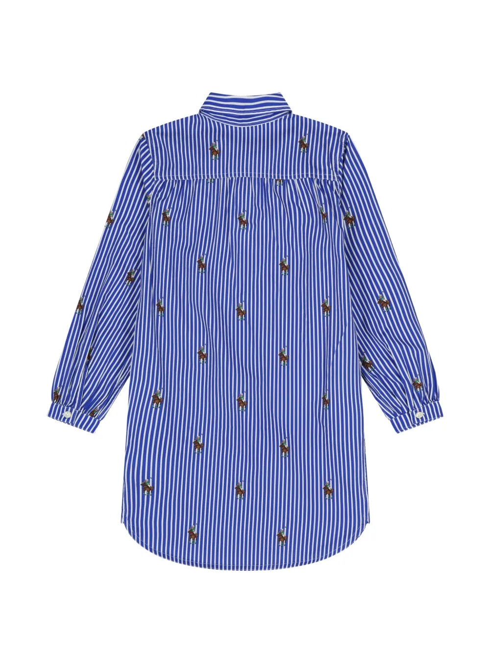 POLO RALPH LAUREN KIDS Gestreepte jurk Blauw