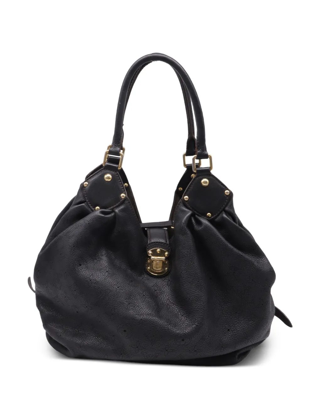 Louis Vuitton Pre-Owned Mahina leather shoulder bag - Nero