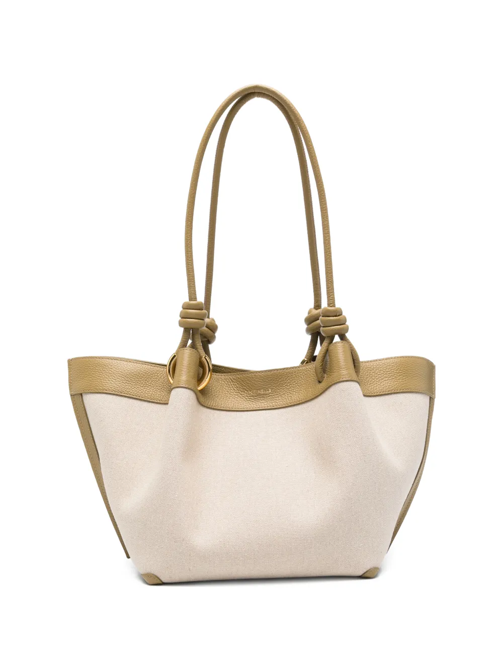 Coccinelle medium Finn knotted-strap shoulder bag - Toni neutri