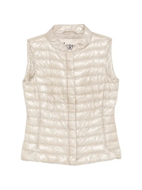 Herno Vera collarless quilted gillet