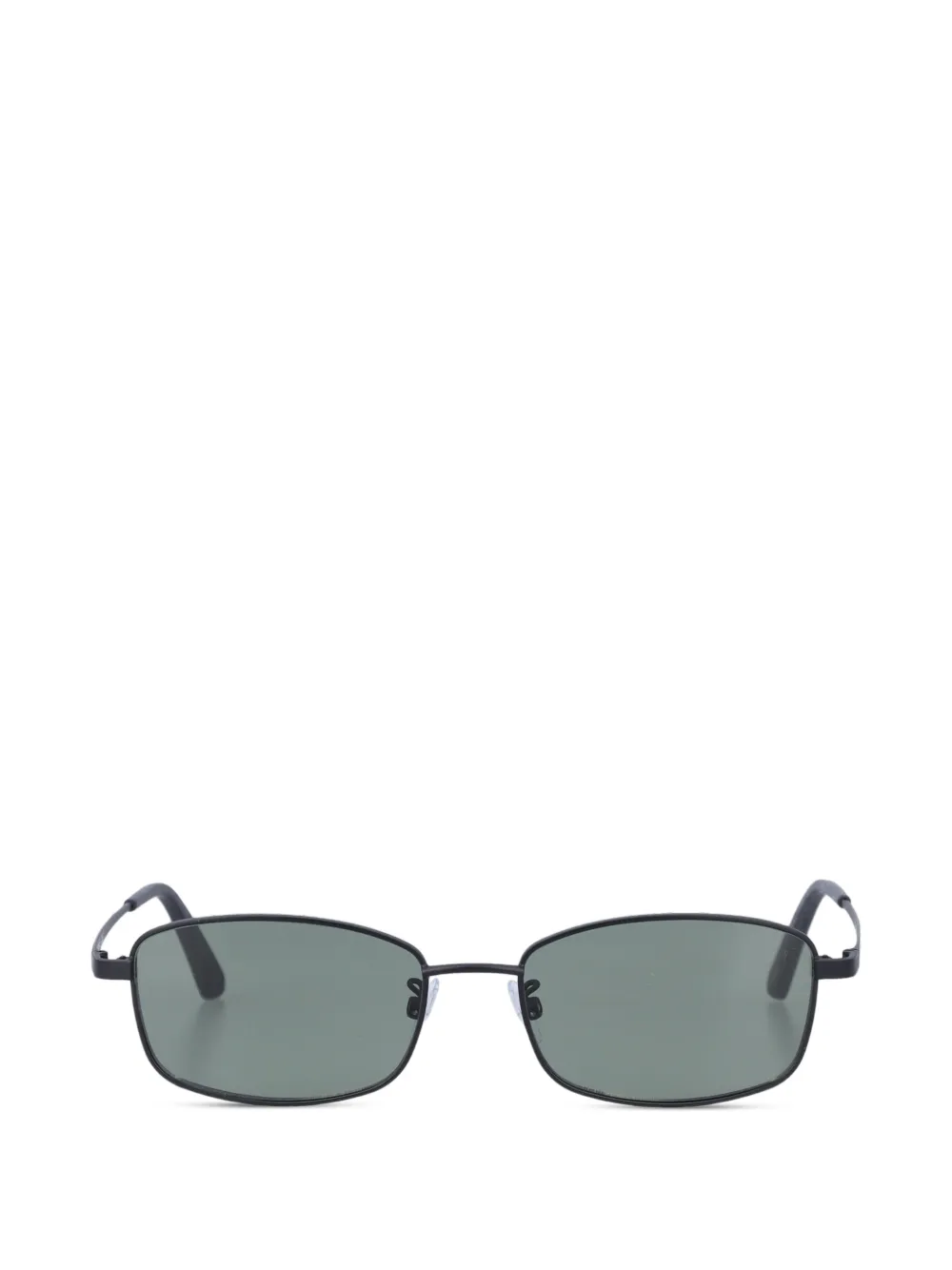 OUR LEGACY Librarian rectangle-frame sunglasses - Nero